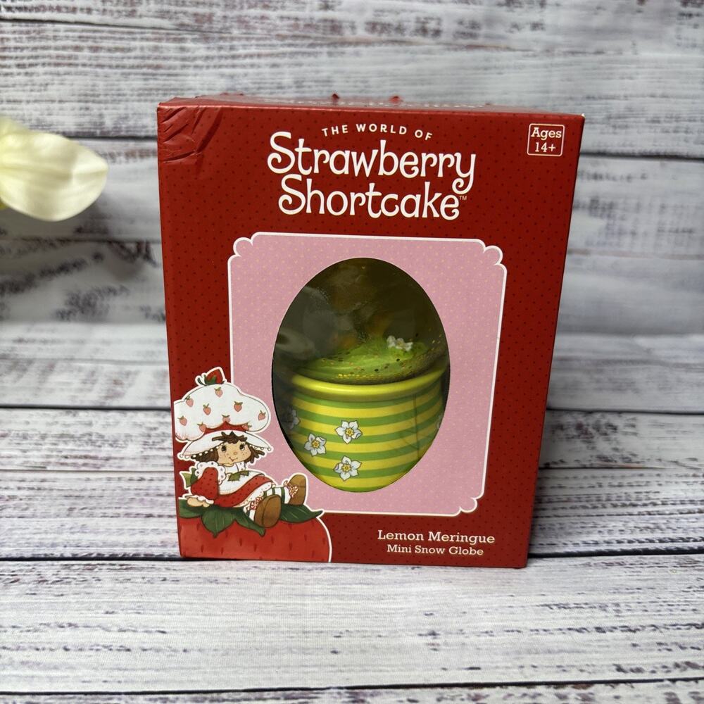 Strawberry Shortcake Lemon Meringue Mini Snow Globe In Original Packaging